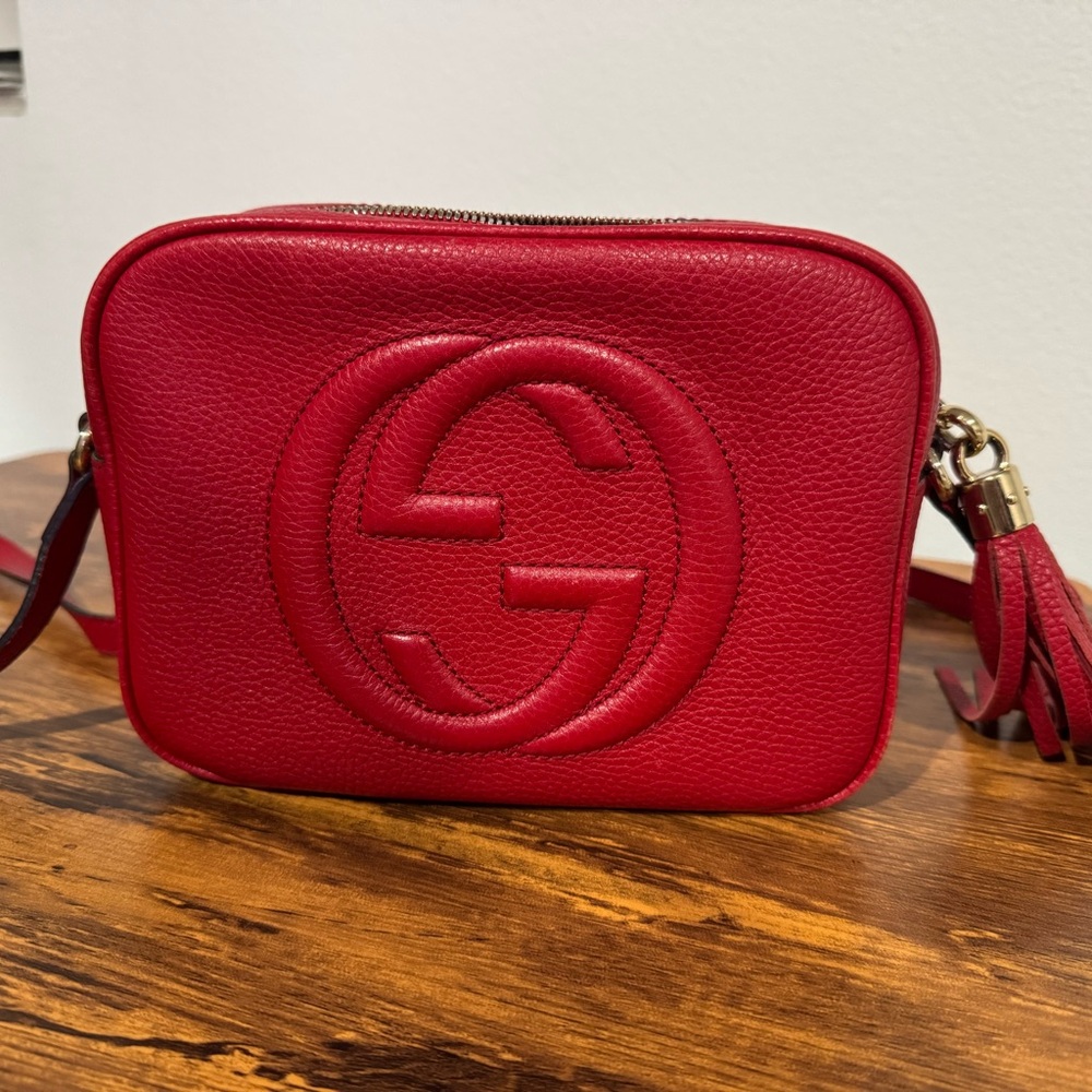 Gucci SoHo Disco Crossbody Bag - Red